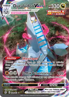Duraludon VMAX 220/203 Rare Rainbow card from Evolving Skies