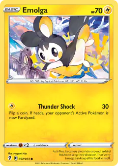 Emolga 057/203 Common card from Evolving Skies