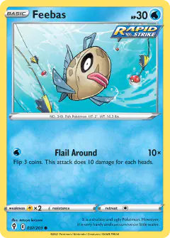 Feebas 037/203 Common card from Evolving Skies
