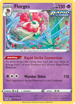 Florges 073/203 Rare Holo card from Evolving Skies