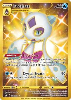 Froslass 226/203 Rare Secret card from Evolving Skies