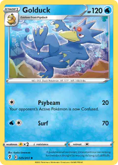Golduck 025/203 Uncommon card from Evolving Skies