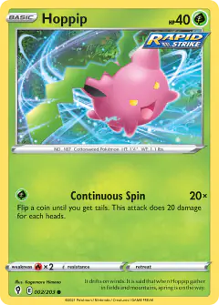 Hoppip 002/203 Common card from Evolving Skies