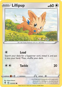 Lillipup 133/203 Common card from Evolving Skies