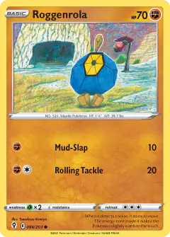 Roggenrola 086/203 Common card from Evolving Skies