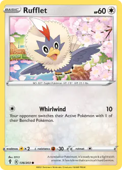 Rufflet 136/203 Common card from Evolving Skies
