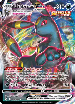 Umbreon VMAX 095/203 Rare Holo VMAX card from Evolving Skies