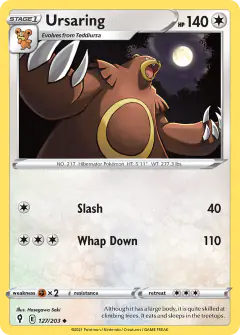 Ursaring 127/203 Uncommon card from Evolving Skies