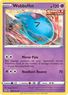 Wobbuffet 066/203 Common card from Evolving Skies