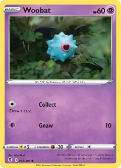 Woobat 068/203 Common card from Evolving Skies