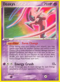 Deoxys 17/107 Rare card from EX Deoxys