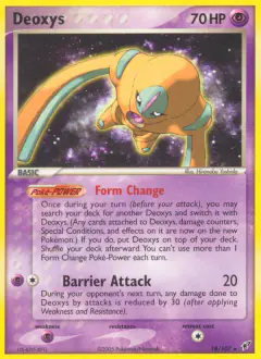 Deoxys 18/107 Rare card from EX Deoxys
