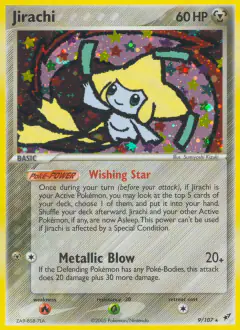 Jirachi 9/107 Rare Holo card from EX Deoxys