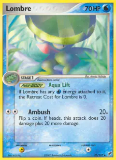 Lombre 33/107 Uncommon card from EX Deoxys