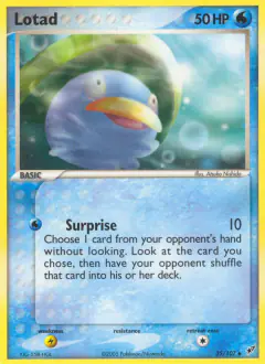 Lotad 35/107 Uncommon card from EX Deoxys