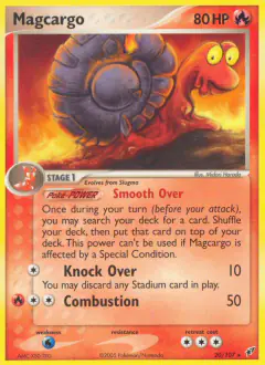 Magcargo 20/107 Rare card from EX Deoxys
