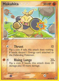 Makuhita 65/107 Common card from EX Deoxys