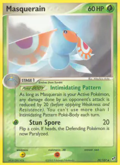 Masquerain 39/107 Uncommon card from EX Deoxys