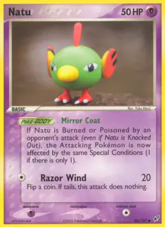 Natu 66/107 Common card from EX Deoxys