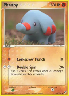 Phanpy 69/107 Common card from EX Deoxys