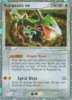 Rayquaza ex 102/107 Rare Holo EX card from EX Deoxys