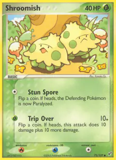Shroomish 72/107 Common card from EX Deoxys