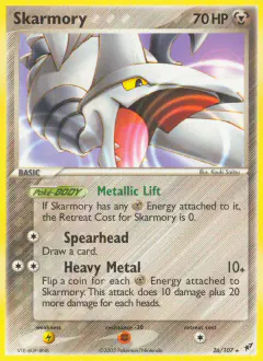 Skarmory 26/107 Rare card from EX Deoxys