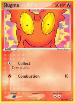 Slugma 74/107 Common card from EX Deoxys