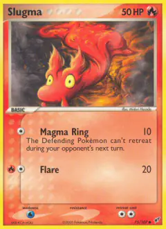 Slugma 75/107 Common card from EX Deoxys