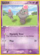 Spoink 76/107 Common card from EX Deoxys