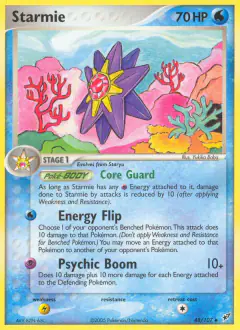 Starmie 48/107 Uncommon card from EX Deoxys