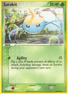Surskit 78/107 Common card from EX Deoxys