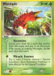 Wurmple 82/107 Common card from EX Deoxys