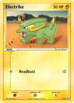 Electrike 1/10 Common card from EX Trainer Kit Latios