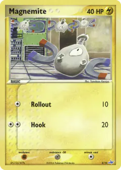 Magnemite 4/10 Common card from EX Trainer Kit Latios