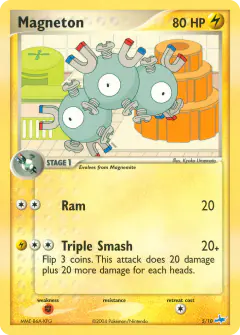 Magneton 5/10 Common card from EX Trainer Kit Latios