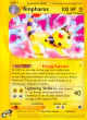 Ampharos 34/165 Rare card from Expedition Base Set