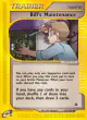Bill's Maintenance 137/165 Uncommon card from Expedition Base Set