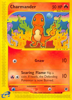 Charmander 98/165 Common card from Expedition Base Set
