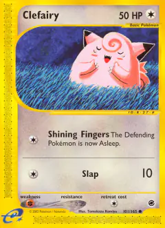Clefairy 101/165 Common card from Expedition Base Set