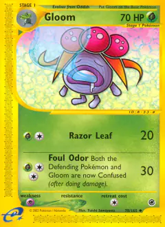 Gloom 78/165 Uncommon card from Expedition Base Set