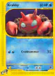 Krabby 115/165 Common card from Expedition Base Set