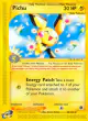Pichu 58/165 Rare card from Expedition Base Set