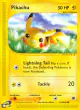 Pikachu 124/165 Common card from Expedition Base Set