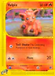 Vulpix 136/165 Common card from Expedition Base Set