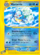 Wartortle 92/165 Uncommon card from Expedition Base Set