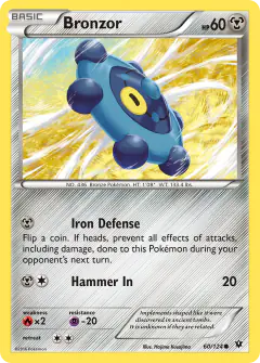 Bronzor 60/124 Common card from Fates Collide