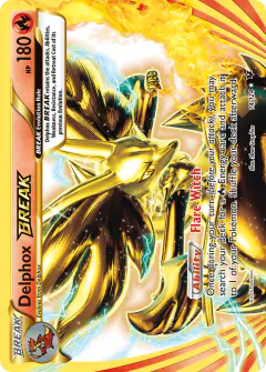 Delphox BREAK 14/124 Rare BREAK card from Fates Collide