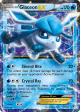Glaceon-EX 20/124 Rare Holo EX card from Fates Collide