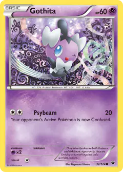 Gothita 32/124 Common card from Fates Collide